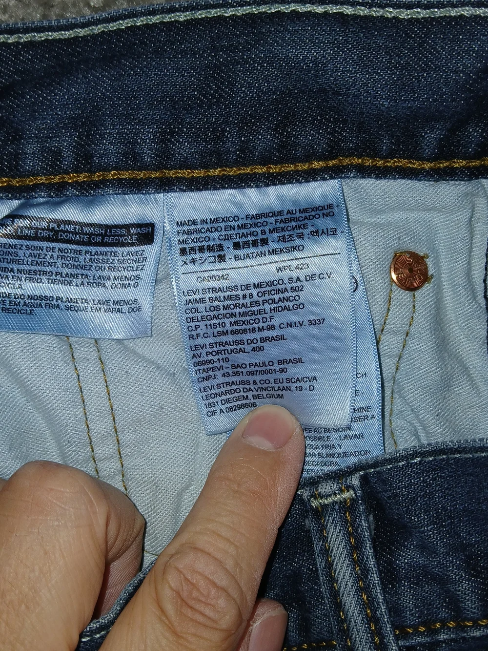 Levis classic straight
